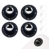1/4Pcs Self Adhesive Type Mute Ball Universal Wheel Furniture Casters Wheels Stainless Steel Wheel 360° Rotation