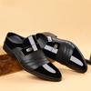 Fashion New Men White Brown Breathable Half Slippers Driving Shoes Casual Pu Leather Mules Moccasins Loafers Zapatos Hombre