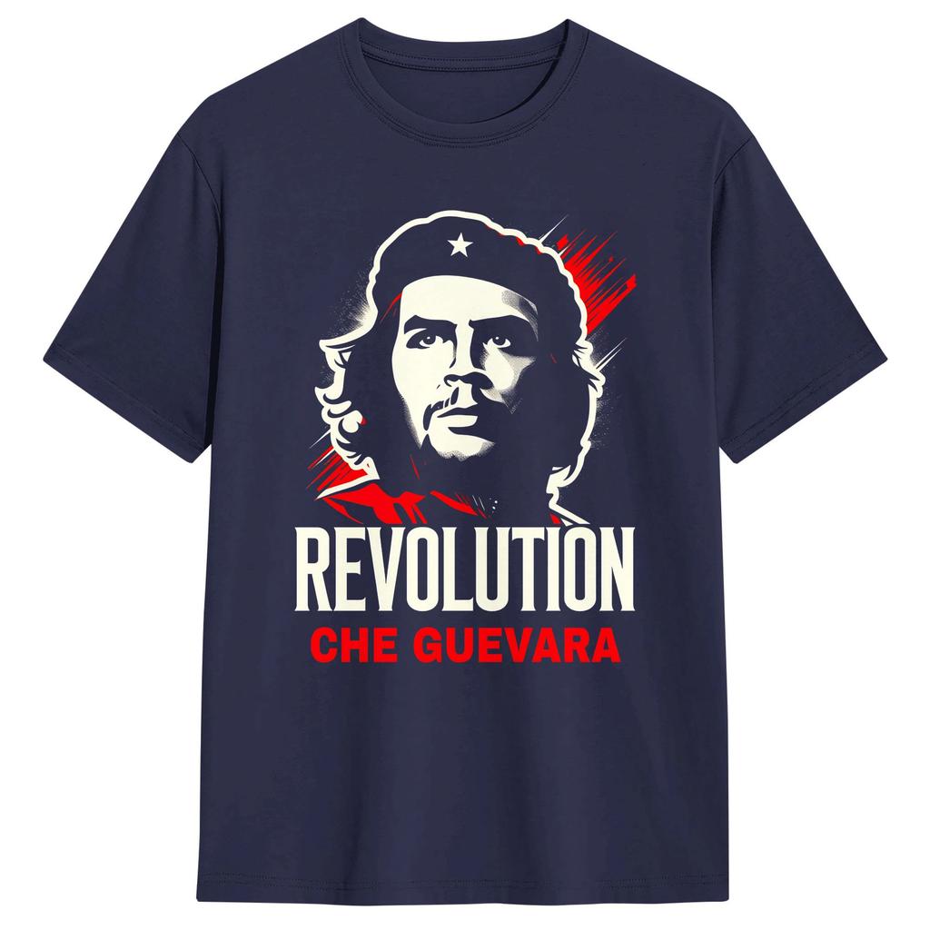 Che Guevara T Shirt Beach Harajuku T Shirts Pure Cotton ONeck Oversized Top Tees Short Sleeve Vintage Tshirt