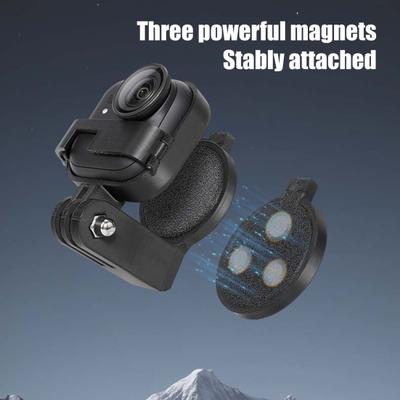 Yousheng Magnetic Action Camera Chest Mount for Insta360 GO Hands-free Quick Release Sports Camera POV Necklace Holder with Neck Strap Camera