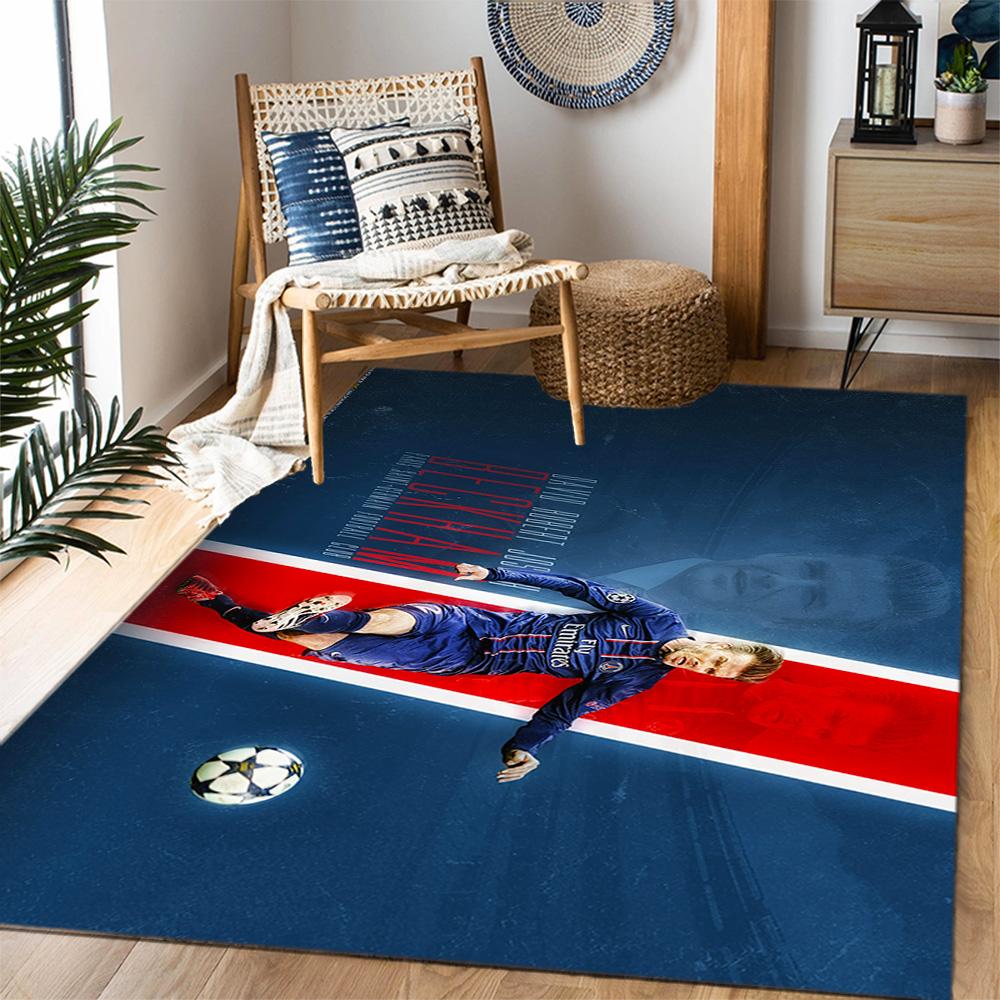 Man Black White Carpet Design for Dining Room Playrooms Decorate room Study room Anti-slip Rug Office home decor