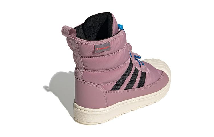Adidas Originals SUPERSTAR 360 2.0 Wear resistant And Waterproof Boots Purple Kids' GV9065