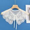 Accessori per Gonne Decorative Floreali Giapponesi con Foro Finto Collare a Sciarpa