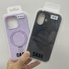 Compatible with Apple IPhone 15 Pro Max, Magnetic Stand, Liquid Silicone Phone Case, IPhone 17 with Support Point Protective Case