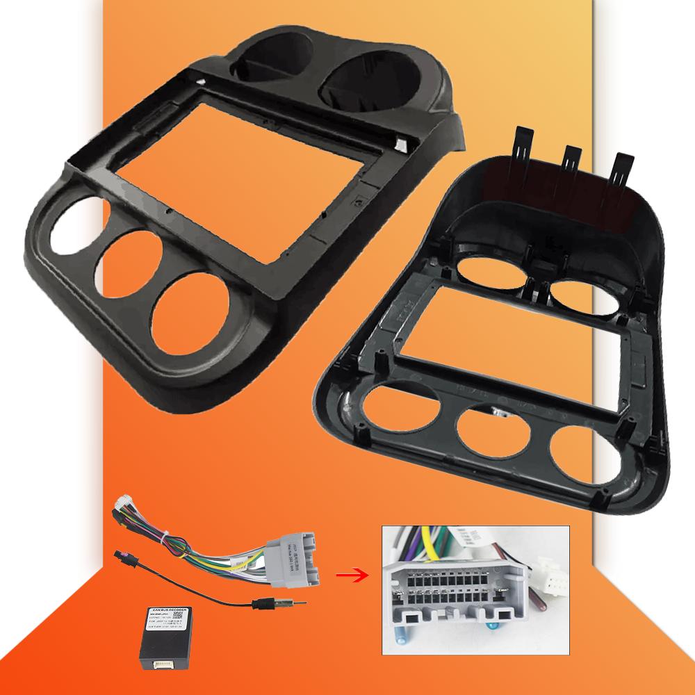 Autorádio Android Auto Carplay Pro JEEP Compass 2009-2016 Multimediální Přehrávač Hlavní Jednotka Stereo GPS Navigace BT WIFI 1+16GB