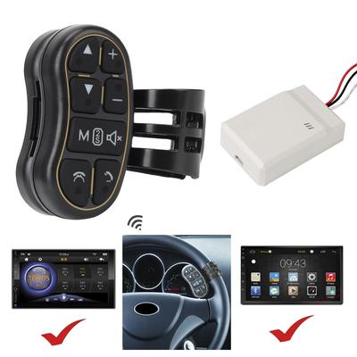 Multi-functional Car Steering Wheel Controller Wireless Remote Control Applicable Steering Control Button Universal Car Navigation DVD
