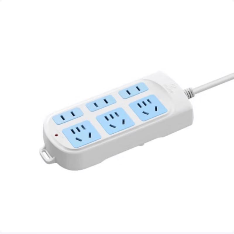 BULL GN-102 6-Outlet Power Strip 1.8m CN plug (adapter included)