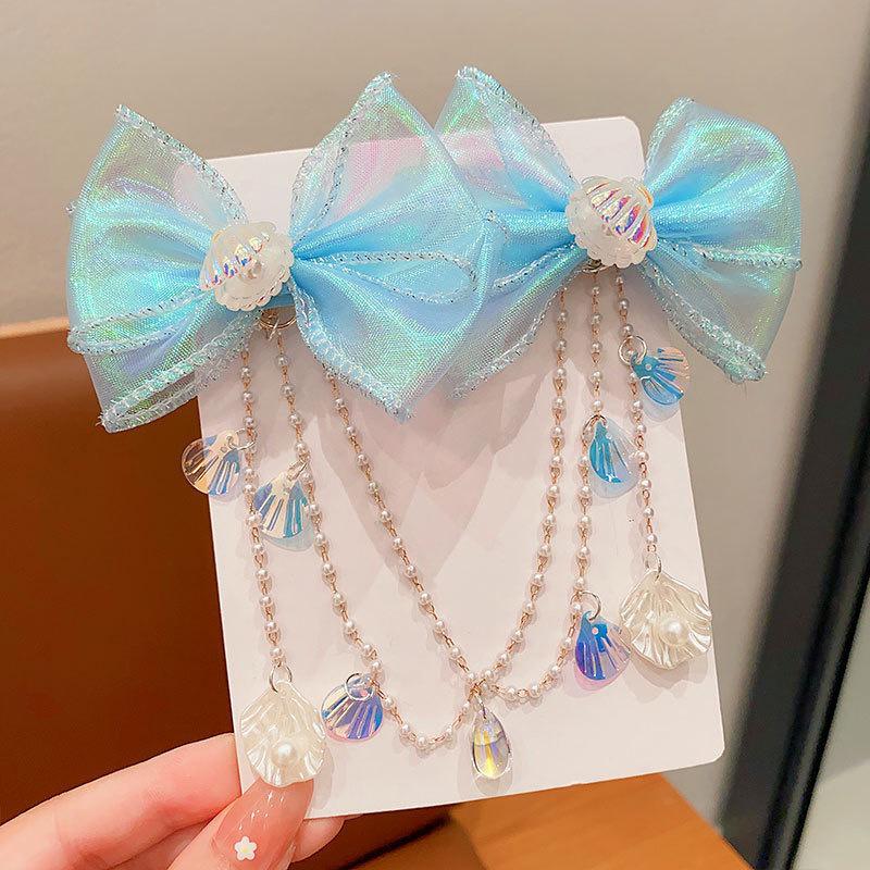 Chinese Style Hanfu Hairpin Set for Girls - Includes Hair Clips, Swaying Tassels, and Butterfly Accessories