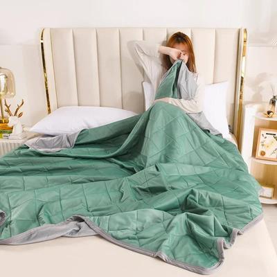 Breathable Smooth Air Condition Comforter Ice Cooling Blankets Lightweight Summer Quilt with Double Side Cold Cooling Fabric