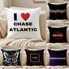 Rock Band CChase AAtlantic Cushion Cover Pillowcase Ultra Soft Skin Friendly Fabric Cloud Like Comfort Concealed Zipper