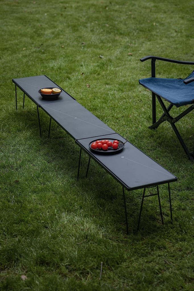 CAMPING MOON Camping Rack Outdoor Mesh Rack Minimal Rack MINIMAL RACK 4 Piece Set with Aluminum Top Plate T-229-4TM2