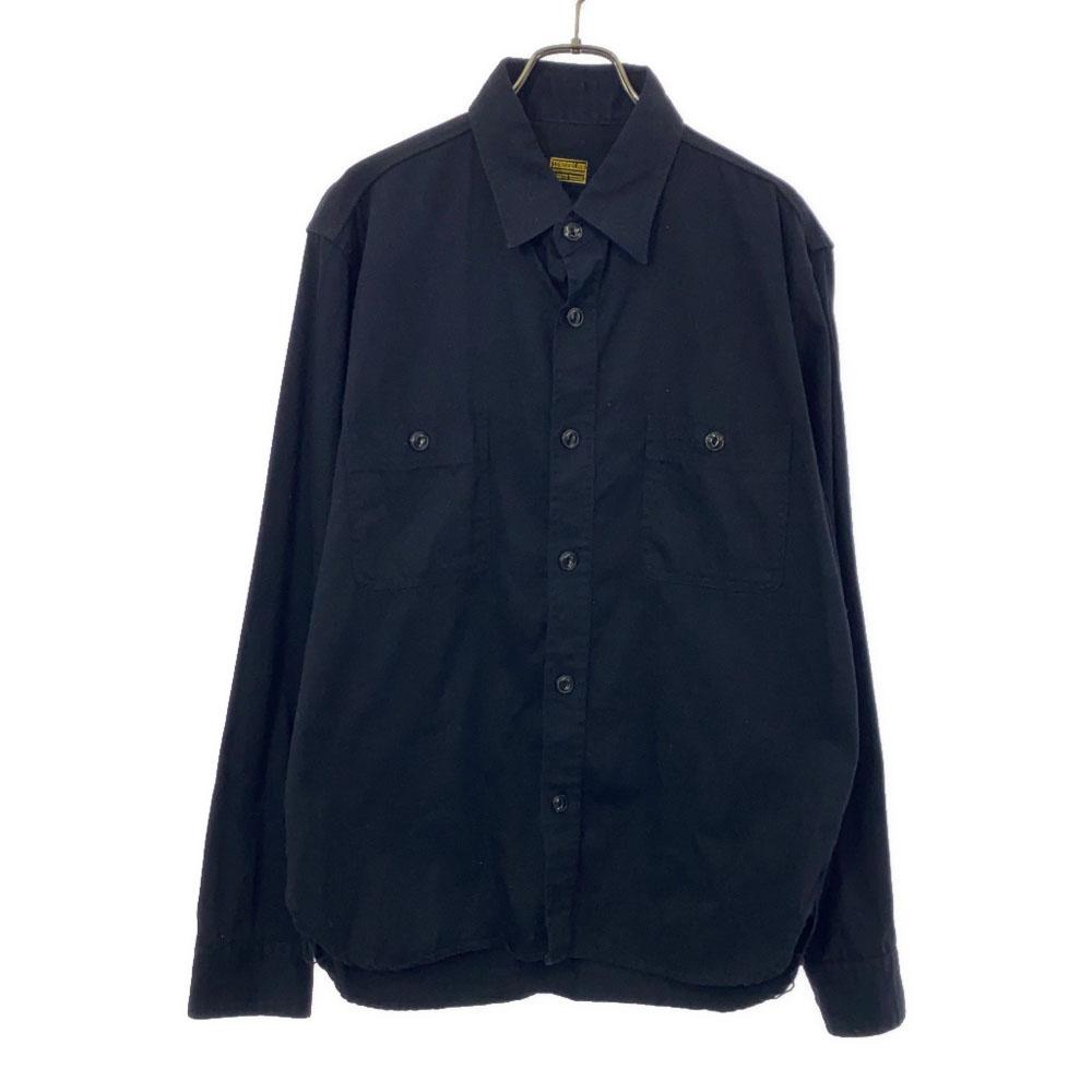 TENDERLOIN Made In Japan Long Sleeve Cotton Shirt S Black Men's Used