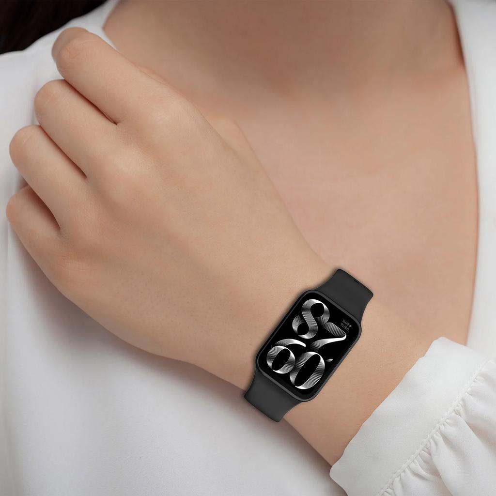 Silicone Strap for Xiaomi Mi Band 9/8 Pro Original Replaceable Wristband for Redmi Watch 5/4 Bracelet Watchband Belt Accessories