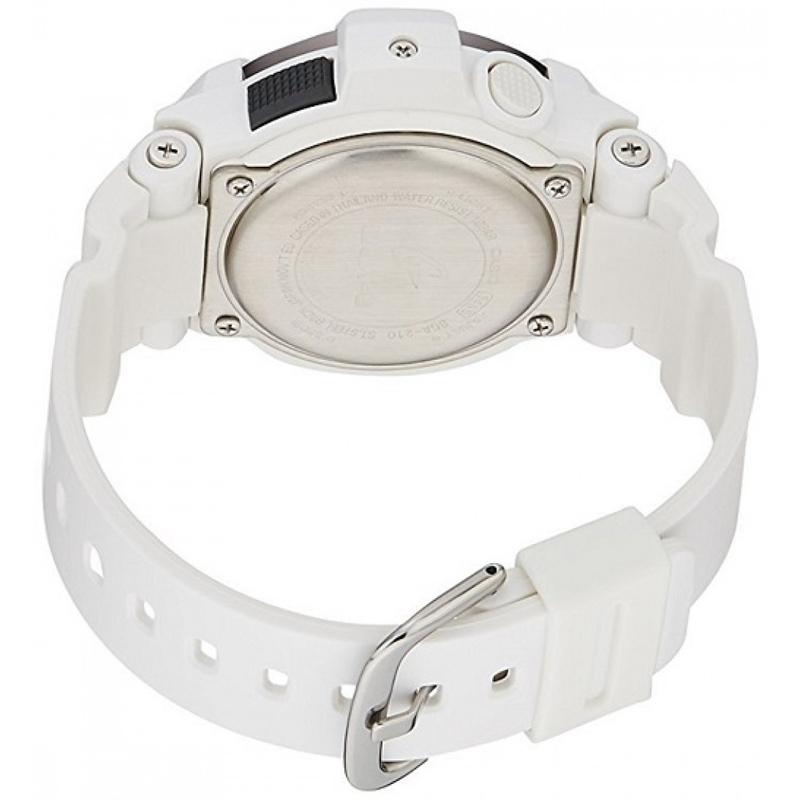 Casio CASIOBABY-G Series Theme Series Contrast Color Sports Quartz Movement Japanese and Korean Watch Women's Watch White Dial BGA-210-7B1