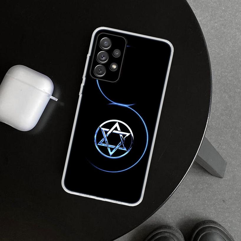 David Jewish Star Symbol Phone Case for Samsung Galaxy A17 A16 A26 A36 A56 A57 A37 A15 A25 A35 A55 A14 A24 A34 A54 A13 A23 A33 A
