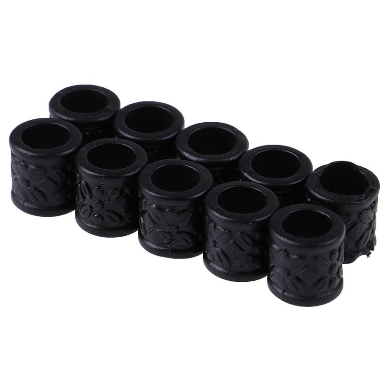 10ks/balení Dreadlock Hair Cop Prsten Korálky Dreadlocks Cuff Clip Hair Doplňky