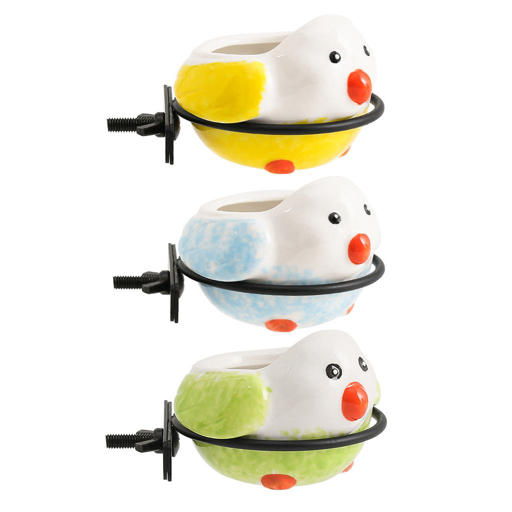 Bird Bowl for Cage Suitable for Parrots and Budgies Use Cage Mount Bird Feeders for Parakeets Cockatiels Canaries