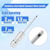 High Pressure Washer Nozzle Kit for Washing Machine Air Conditioner Cleaning 1/4 Quick Connect Stainless Steel Wand