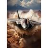 Avion Militar Modern F35 Fighter Lightning Jet Poster de Pornire Fighter Fly Pânză Artă de Perete Cameră de Zi Decor Acasă
