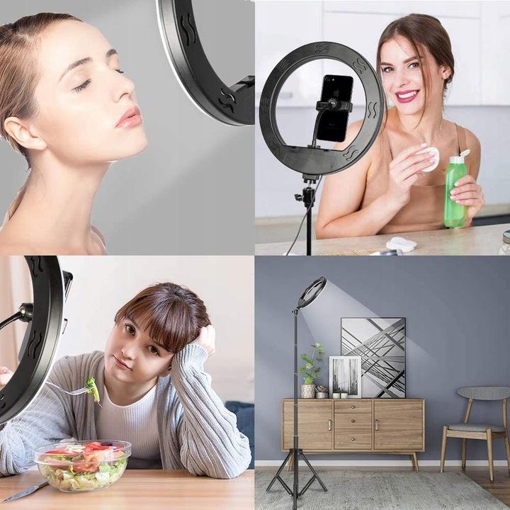 Led Ring Lamp 30Cm Remote Control + 220Cm Stand Youtube Makeup