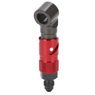 Bremsleitung Schnellverschluss Adapter Fitting Gebogen Universal für Öl Kraftstoff Flüssigkeit HoseRed