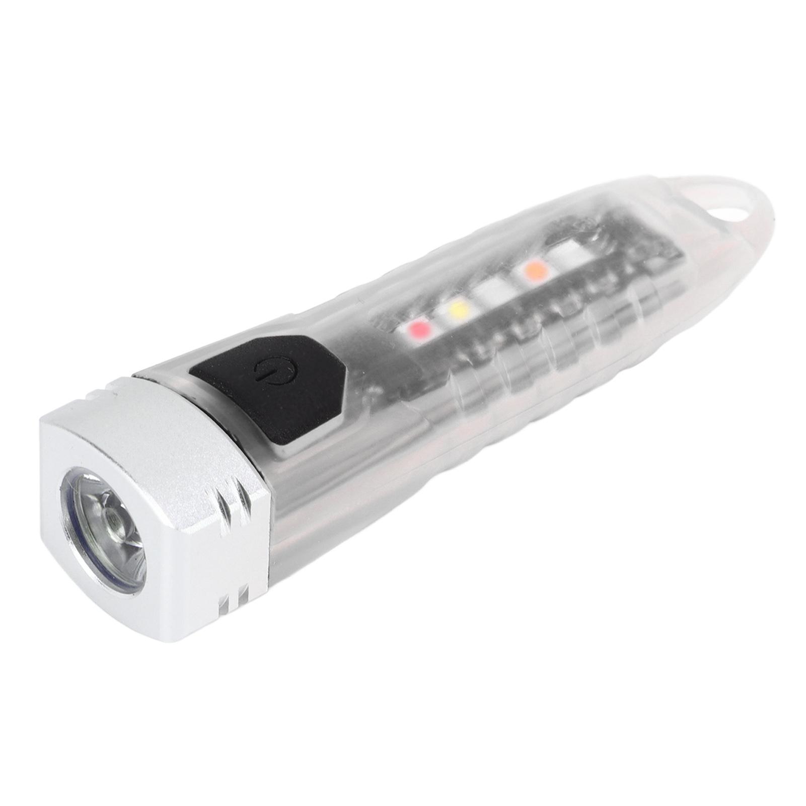 

Портативный мини-брелок LED фонарик перезаряжаемый IPX6 Type C маленький уличный фонарик-брелок