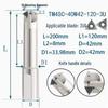 Deep Hole Internal Thread Milling Cutter with Coolant, Imperial/Metric Shank, US 11UI/16UI