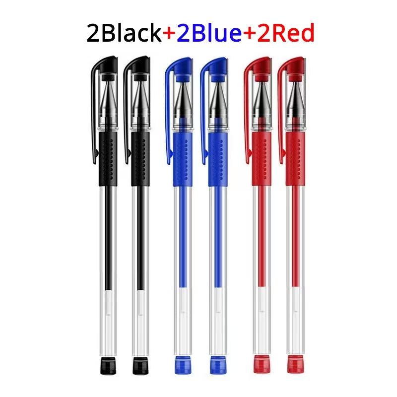 European Standard 0.5mm Black Bullet Tip Neutral Pen Set with Office Refills