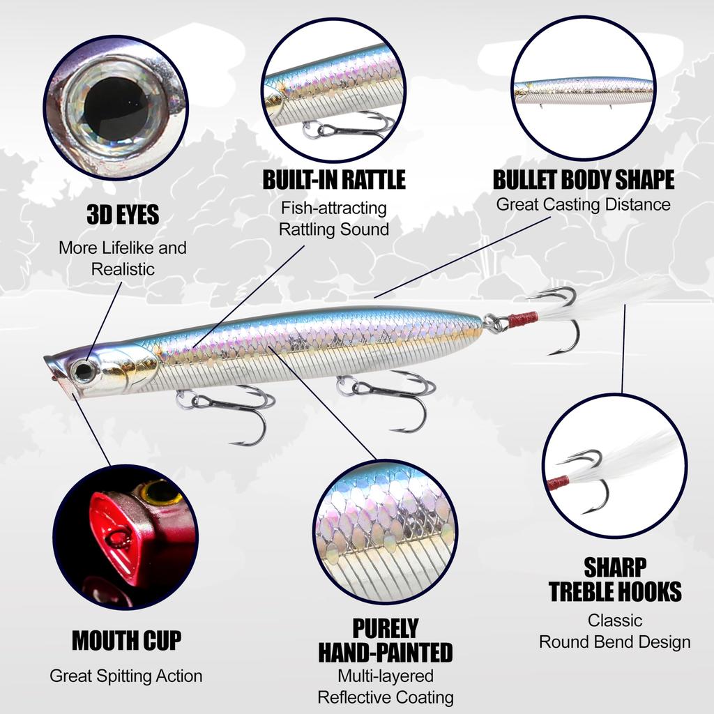 Lucky Craft Gunfish Garnish 117 Fishing Lure MS Ghost / (272 Minnow)