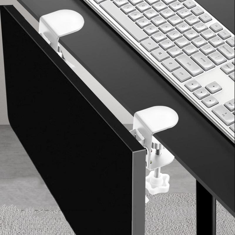 Space Saving Heavy Duty Foldable Desktop Bracket Punch Free Desk Extension for Organized Office Home