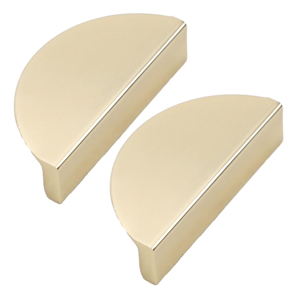 2PCS Handles 80mmx37mmx20mm Brass Gold Drawer Handle