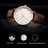 Men Ultra Thin Watches Luxury Simple Leather Shockproof Waterproof Silver Gold WirstWatch Man Dad Gifts