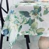 Rural Pastoral Polyester And Linen Printed Tablecloth Household Coffee Table Rectangular Dining Table Cloth