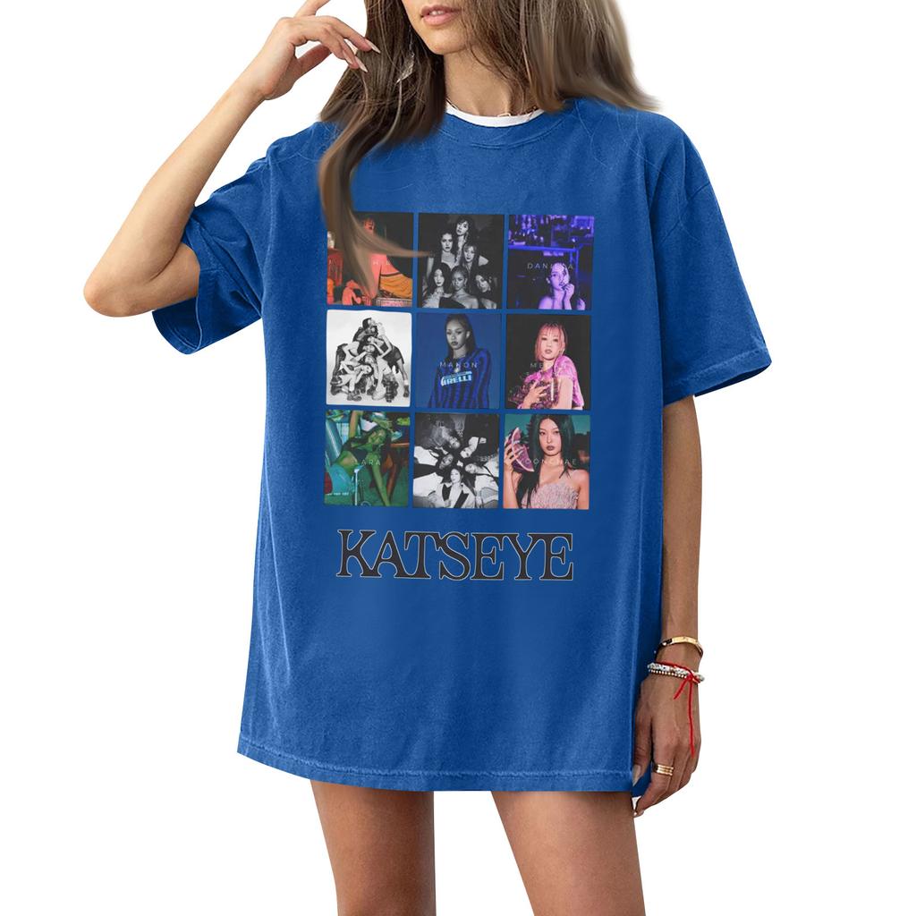 Women's Round Neck Printed Short-sleeved T-shirt Top