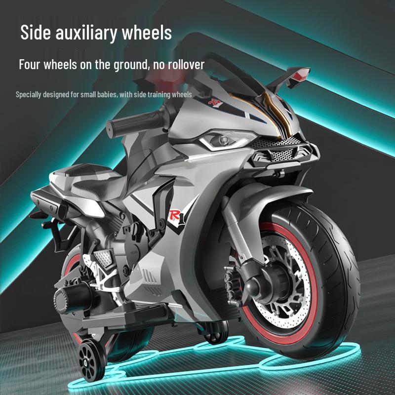 Kids' Electric Off-Road Motorcycle - Remote Control Ride-On Toy for Ages 2-8, Rechargeable