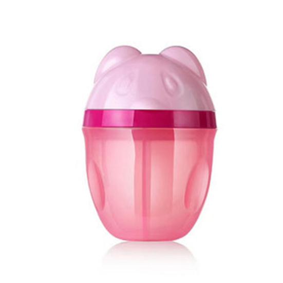 

Трехсторонний вращающийся диспенсер для детского сухого молока с изображением панды, коробка для хранения закусок розовый