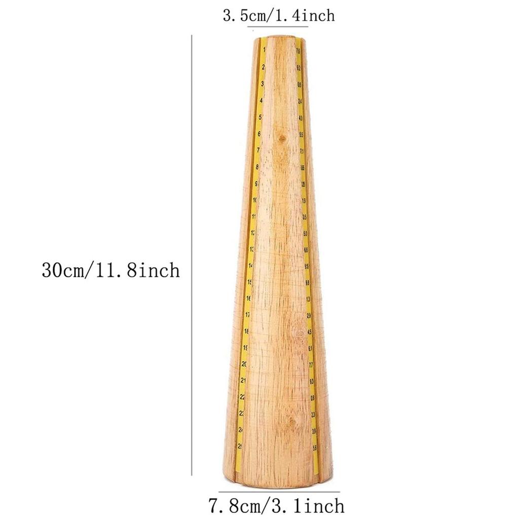 Wood Bracelet Sizing Bangle Mandrel Adjuster Jewellery Making Tools Sturdy for Jewelry