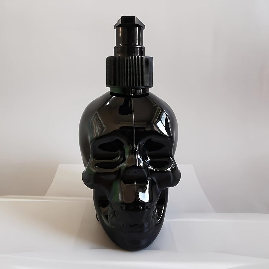 1/3pcs Skull-Shaped Lotion Dispenser Refillable Pump Bottle for Shampoo Moisturizer HandSoap Storage Home Bathroom Holiday Decor