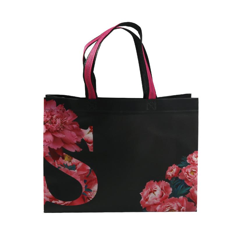 1PC skládací vodotěsná eko taška na potraviny Opakovaně použitelná nákupní taška z netkané textilie Velká kapacita