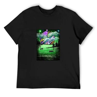 Planetary View T-Shirt Anime Figures Essential T Shirt Anime Stuff Anime T Shirts T Shirts for Men