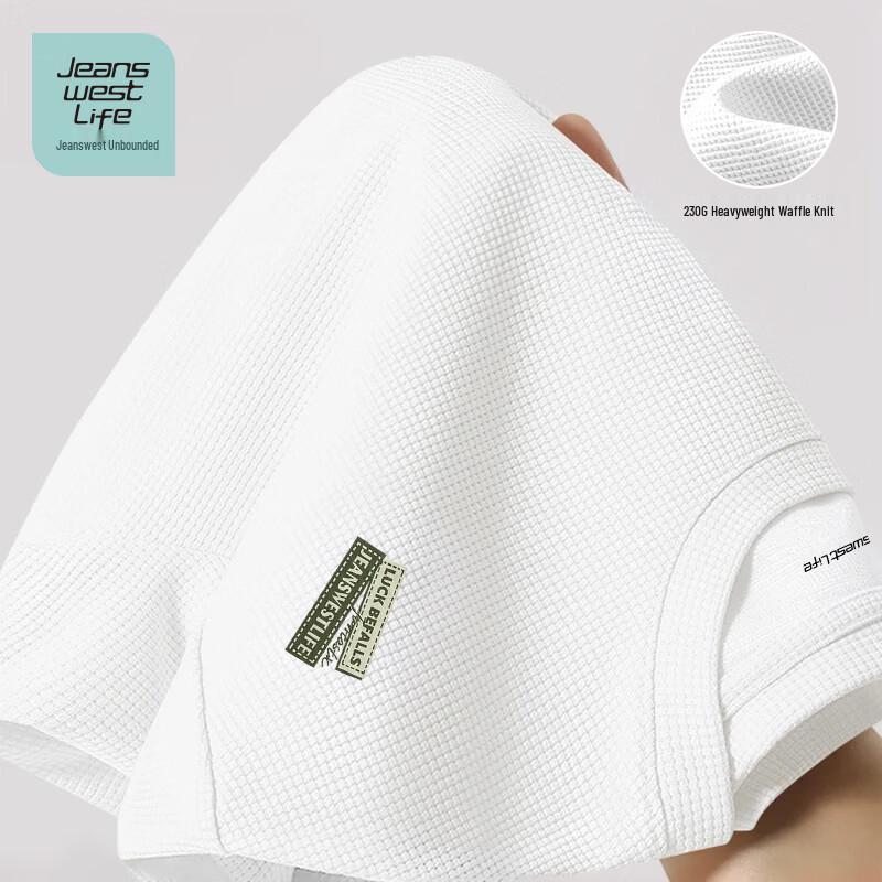 Jeanswest Life Men s Waffle Knit Short Sleeve T-Shirt M