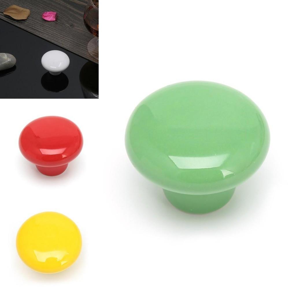 Color Round Candy Furniture Knobs Ceramic Drawer Knob Cabinet Pulls Cabinet Closet Pull Cupboard