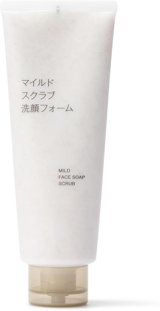 MUJI Mild Scrub Facial Cleansing Foam 220g 84464881 (Large Size) -