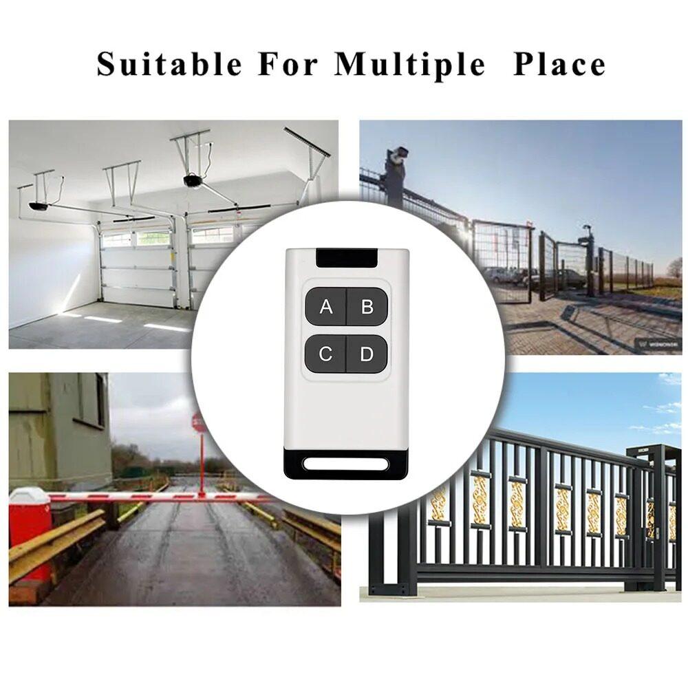 433MHz Universal RF Remote Control Learning Code Transmitter for Garage Door 2/4 Channels Cloning Duplicator