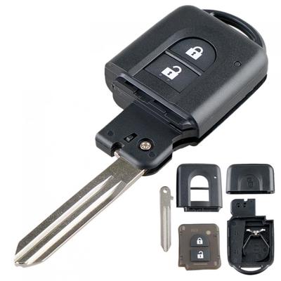 2-Tasten-Smart-Auto-Fernschlüsselgehäuse, passend für Nissan Micra X-Trail/Qashqai Note/Duke/Juke Parthfinder
