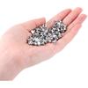 Qiilu Reifenschraube, 100 Stück 6,5 mm / 0,26" Radreifen-Schraubstollen Schneereifen-Spikes für Fahrrad Auto Motorrad ATV Schuhe