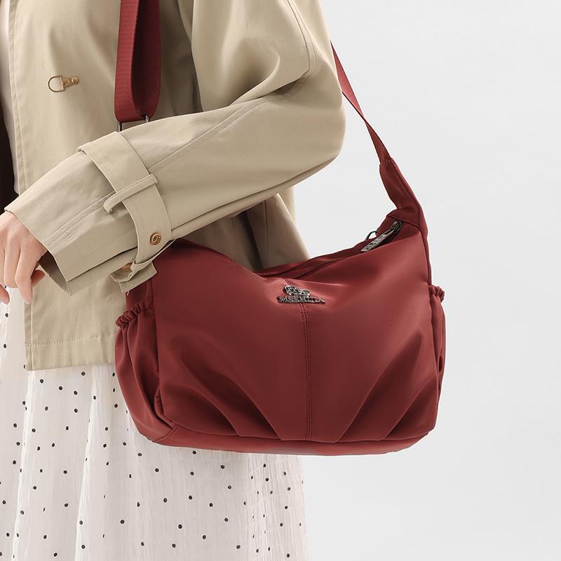 Nylon Crossbody Bag Women's Large Capacity Multi-compartment Shoulder Bag