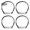 Durable Braided Rope Accessory 4 Pcs Sports Balls Bracelets, Adjustable String Bracelet, Unisex Athletic Wristband Handmade Woven Cord Team
