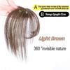 Fashion Women Beauty Invisible Seamless 3D Air Bangs Hairpiece Cover Up Baldness Thin Hair Topper