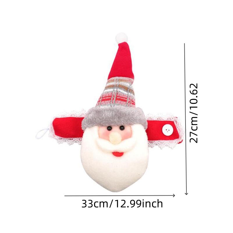 Christmas Cartoon Curtain Buckle Santa Claus Snowman Elk Christmas Curtain Accessories Home Hotel New Year Christmas Decoration